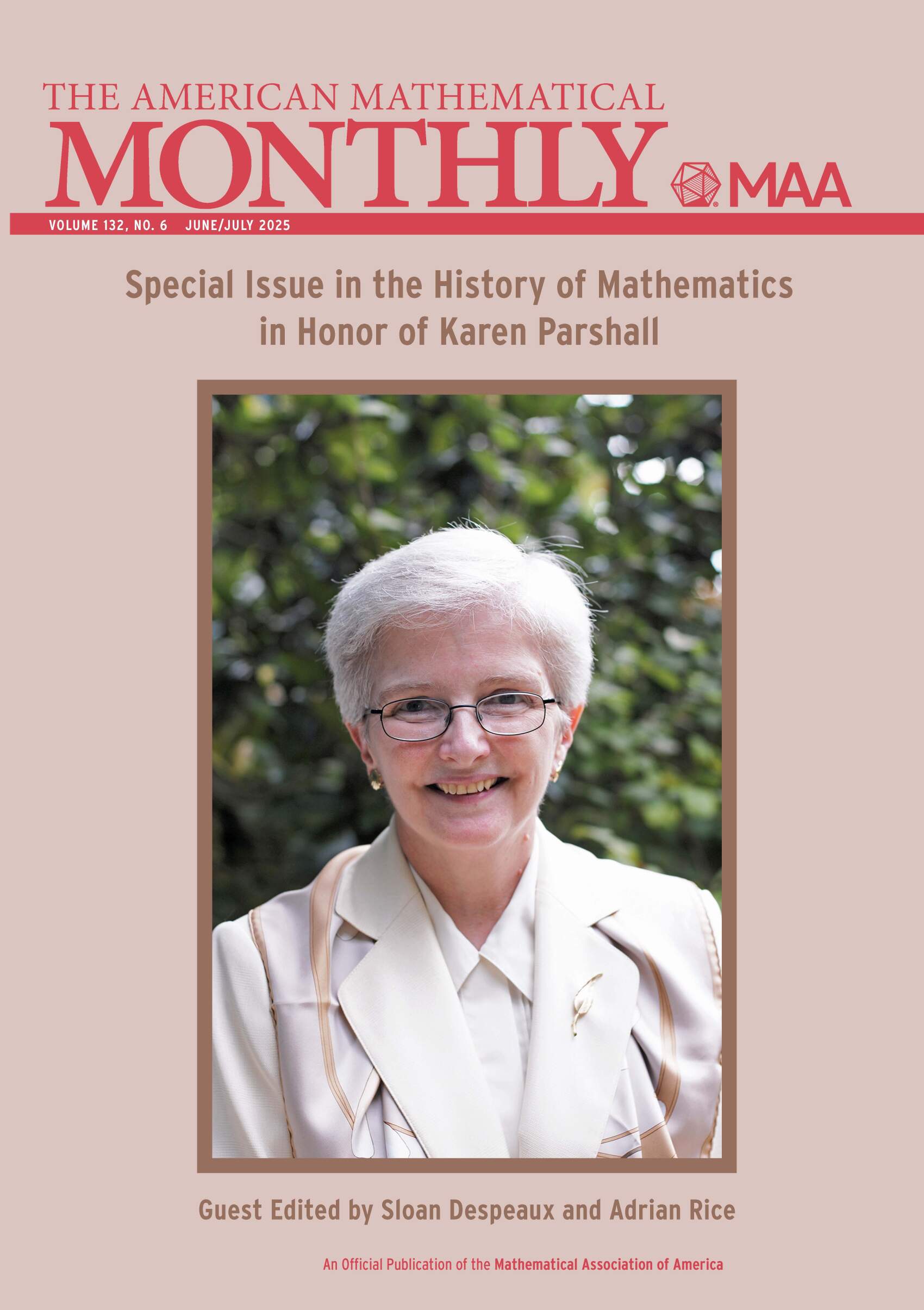 The American Mathematical Monthly Cover
