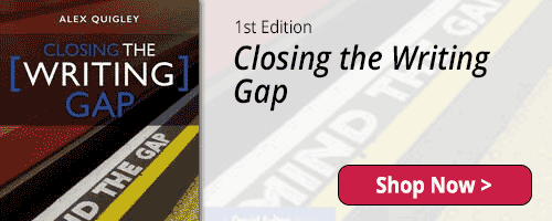 Closing The Writing Gap - 1st Edition - Shop Now